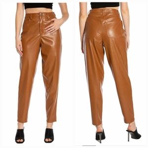 JUICY COUTURE
Rodeo Barrel Fit High Waist Faux Leather Pants - Women's size 26